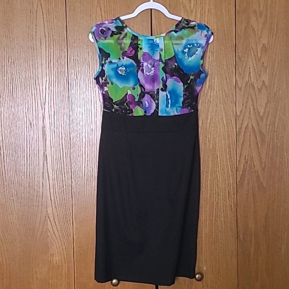 Floral A-Line Dress - Graduation, Brunch, Wedding Guest, Mother of Bride